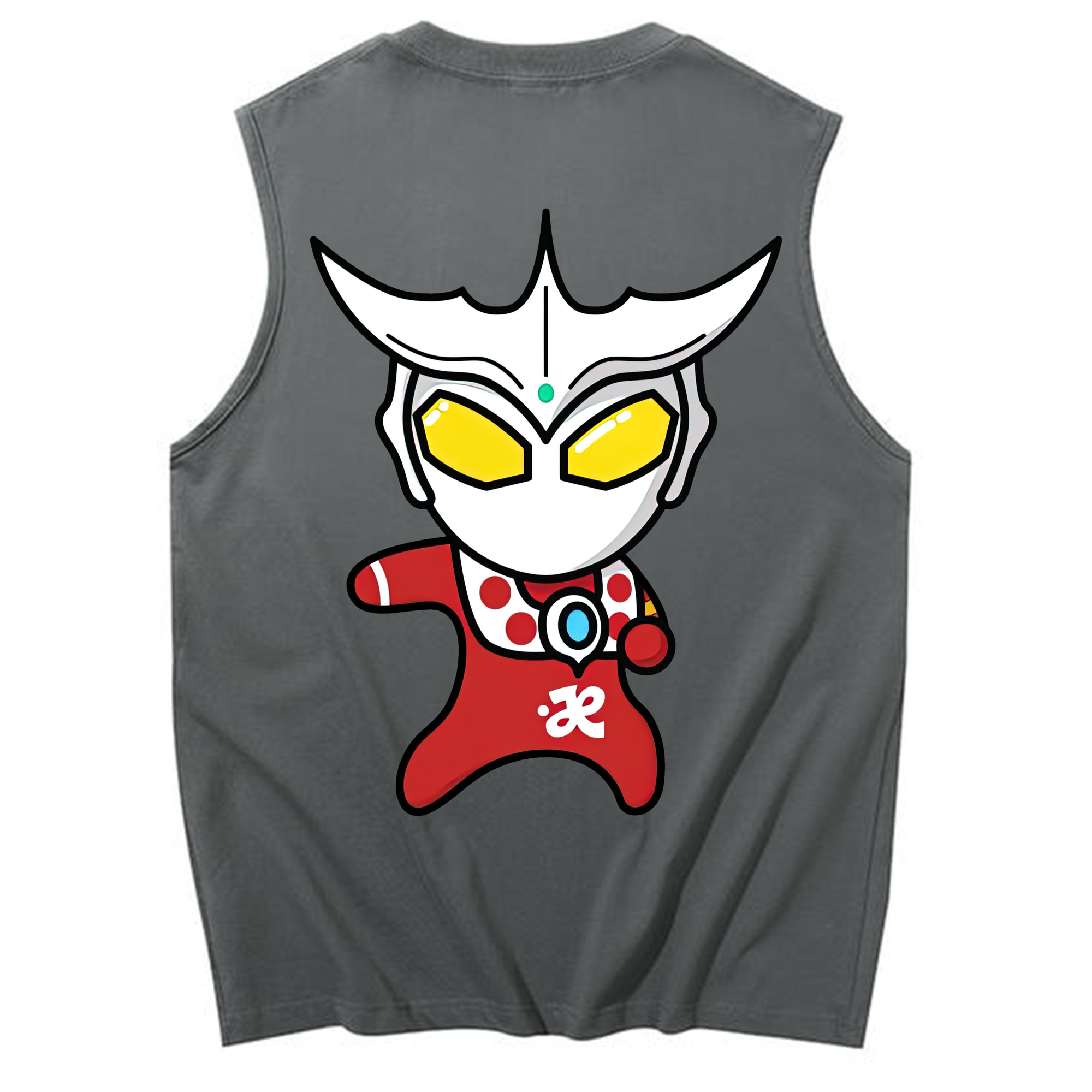 （画像用） ウルトラマン Ultraman コットン100％タンクトップ（背面プリント）